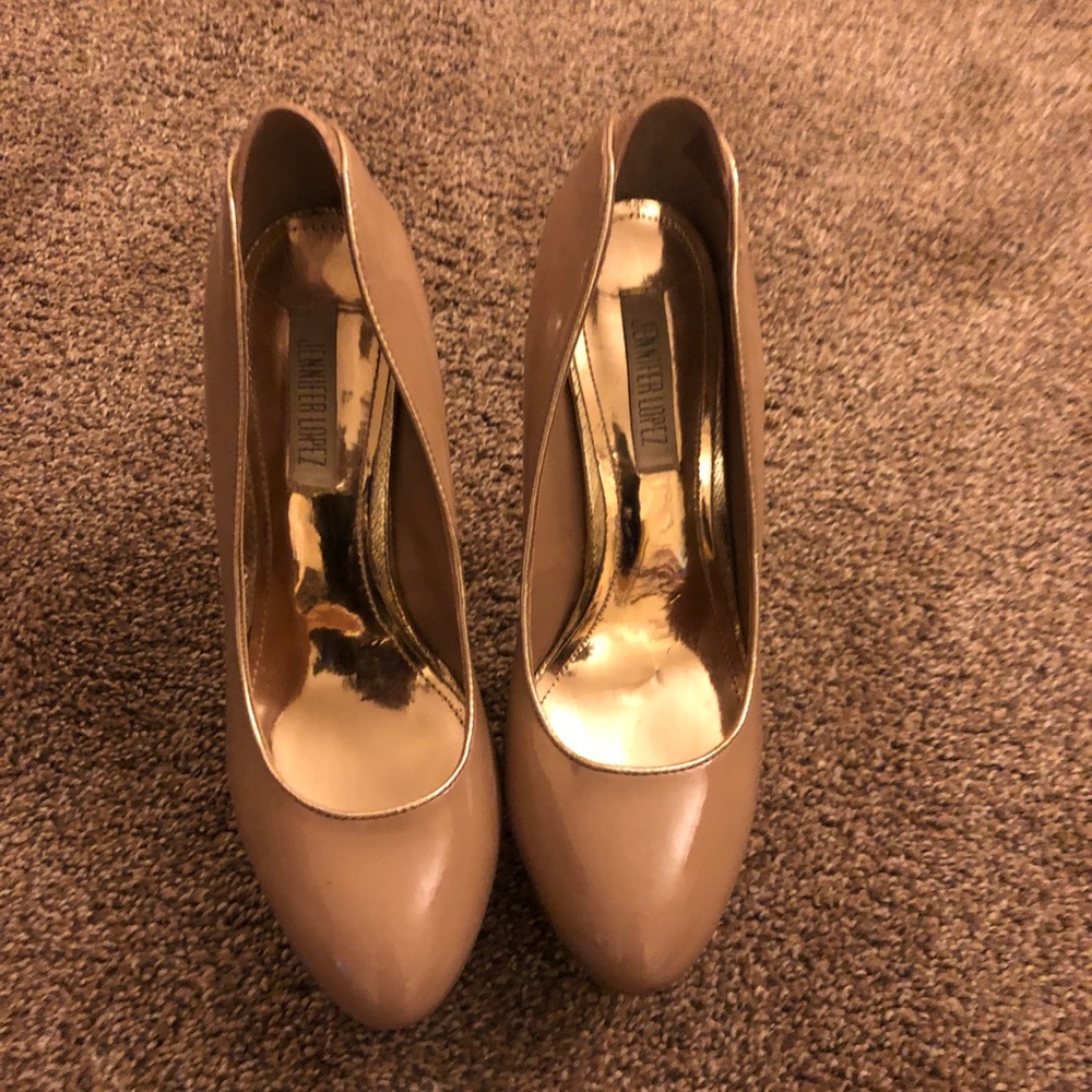 Jennifer Lopez Nude Platform Heels